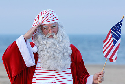 Santa Salutes America